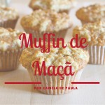 Muffin de maçã e aveia