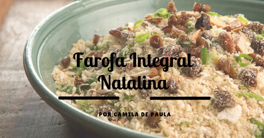 Farofa integral natalina