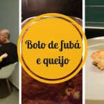 Bolo de fubá e queijo
