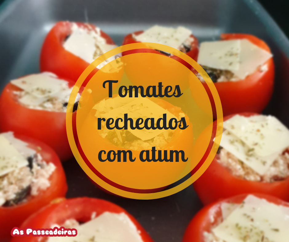 tomates recheados com atum
