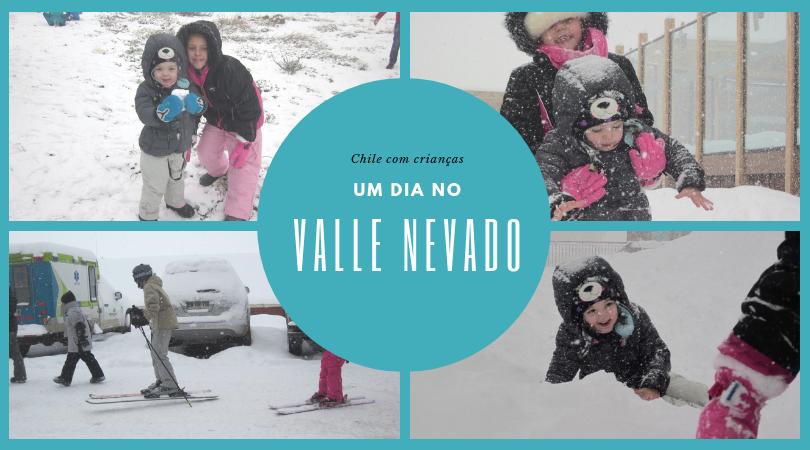 Valle Nevado com crianças